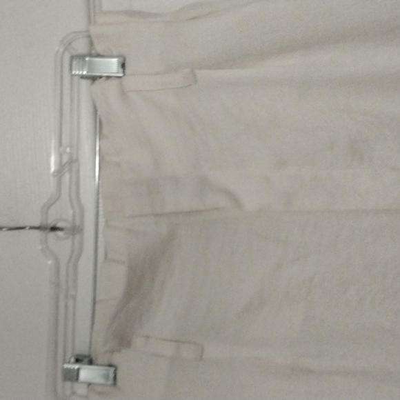 A New Day Target brand cream high rise paperbag top pants - Picture 4 of 7